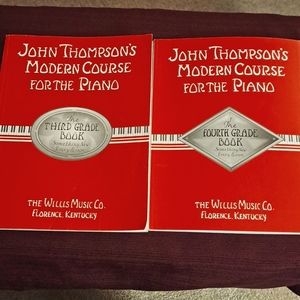 John Thompson's Modern Course For The Piano Third Grade & 4th Grade Piano Books